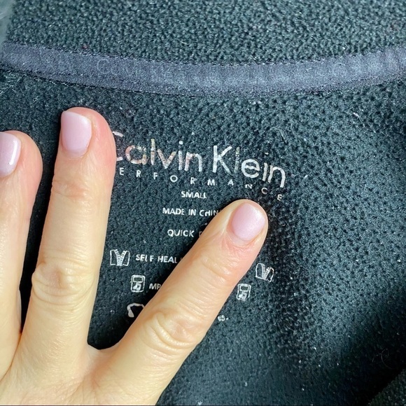 Calvin Klein Performance Fleece zip up jacket - Picture 6 of 7